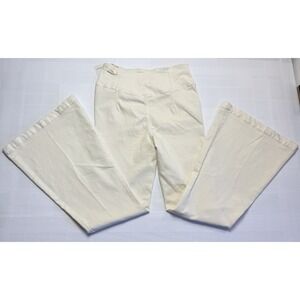 Free People We The Free Venice Beach High Rise Flare Jeans Worn White 31